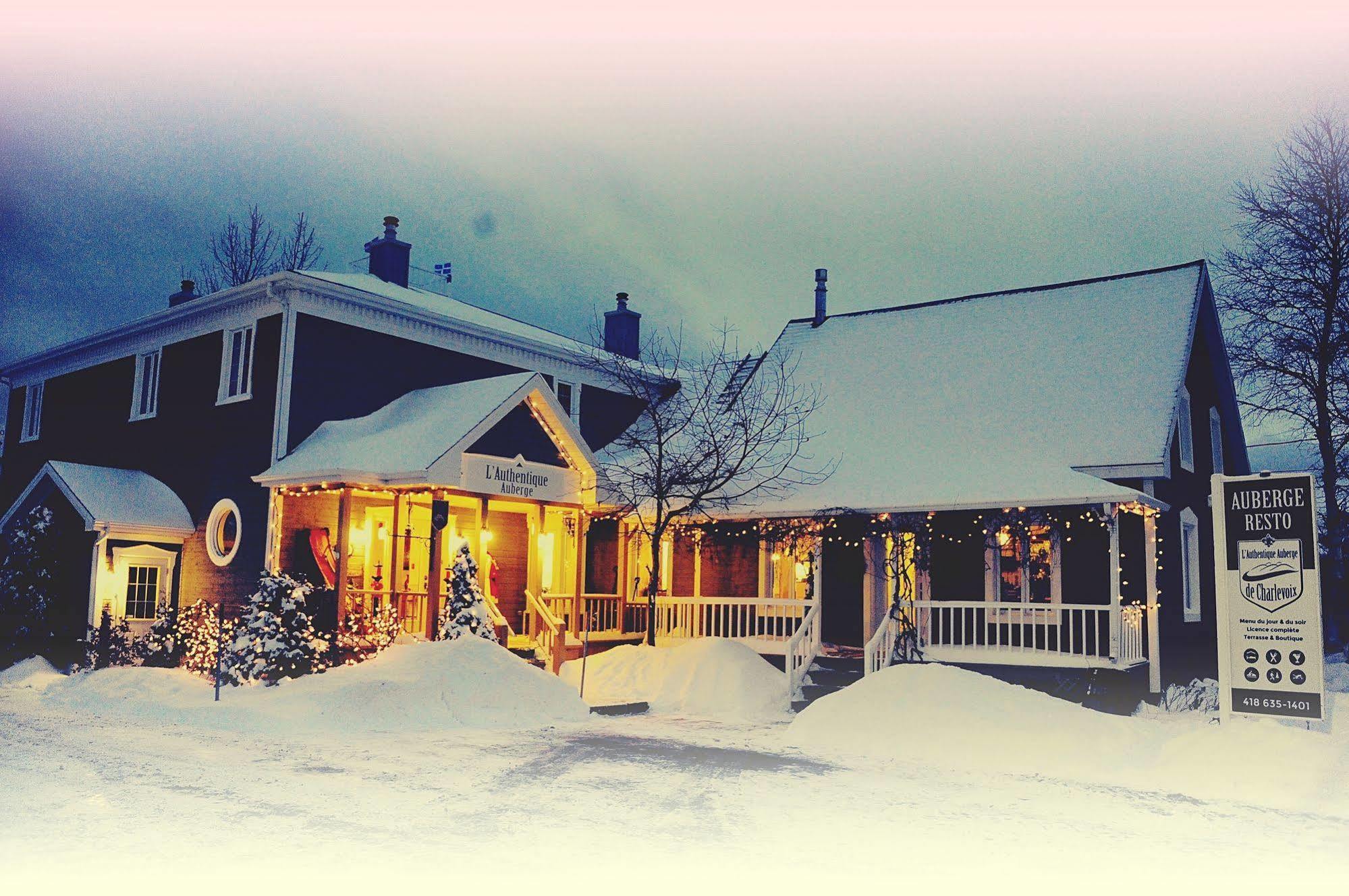 L'Authentique Auberge De Charlevoix 호텔 Les Éboulements 외부 사진