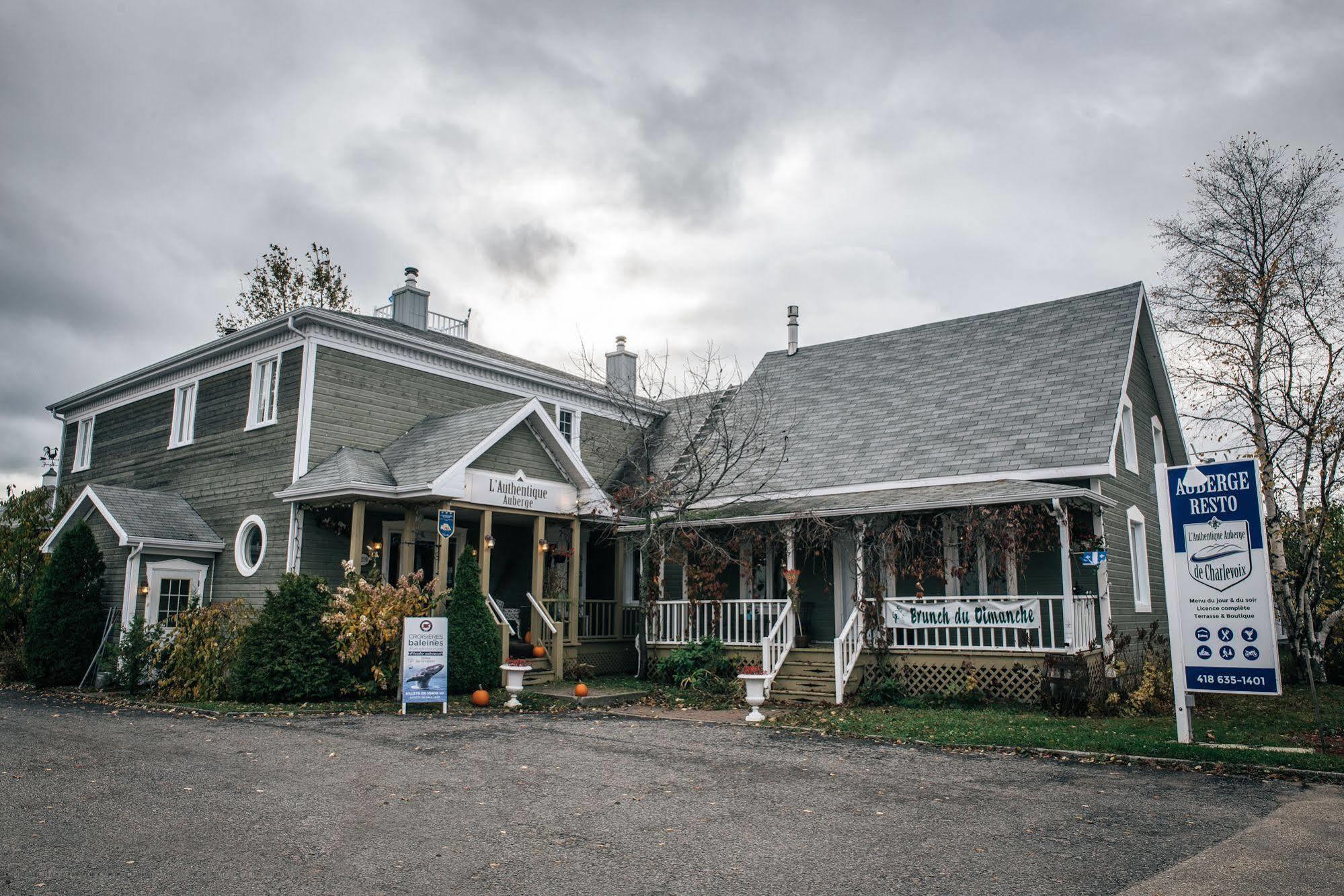 L'Authentique Auberge De Charlevoix 호텔 Les Éboulements 외부 사진